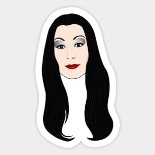 Morticia Addams Sticker